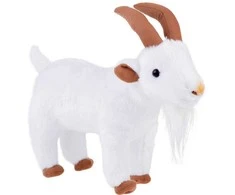 Joko Beppe Mascot plush toy baltas Goat 38 cm 13992