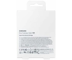 Išorinis kietasis diskas SSD SAMSUNG T7/2TB/USB 3.2/Rašymo greitis 1000 MB/sek/Skaitymo greitis 1050 MB/sek/MU-PC2T0T/WW