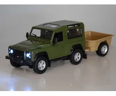 Jokomisiada Rastar remote-controlled car Land Rover Defender 1:14 remote control with lights RC0712
