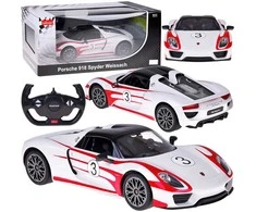 Jokomisiada Rastar nuotolinio valdymo automobilis Porsche 918 Spyder 1:14 nuotolinio valdymo pultas su šviesomis