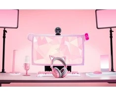 Razer | Ausinės | Kraken Kitty V3 Pro | Bluetooth | Over-Ear | Quartz