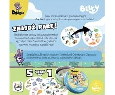 Rebel Dobble Bluey kortų žaidimas - apvalios žaidimo kortos