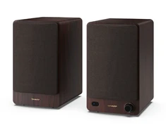 Kompiuterio kolonėlės Sharp CP-SS30 lentyninės kolonėlės, rudos | Sharp | Garsiakalbiai | CP-SS30(BR) Lentyninė kolonėlė | 60 W | „Bluetooth“ | Belaidė jungtis | Ruda