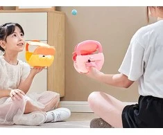 Jokomisiada Shooting glove with launcher x2 arcade game FLAMING + balls ZA5604