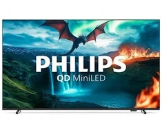 Televizorius Philips QD MiniLED 4K TV | 75MLED820/12 | 75 | Smart TV | TITAN OS | UHD | Juodas