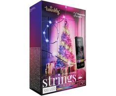 Kalėdinė girlianda Twinkly Candies 100 RGB LED USB- C, žalios spalvos laidas