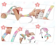 Jokomisiada MERMAID creative kit - make decorative mermaid hairbands ZA5580