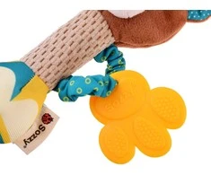 Jokomisiada Charmant Rattle Teether Plush Toy Deer for a Child ZA5771