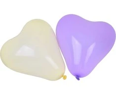 Jokomisiada Lovely Heart-shaped Balloons Set of 24 heart balloons ZA5567