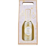 Accentra Vonios ir dušo želė WINTER MAGIC 180 ml butelyje su dovanų dėžute (šampano stilius)
