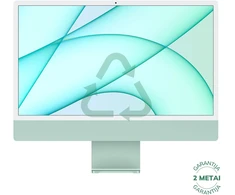 Apple Atnaujintas iMac 2021 Retina 4.5K 24" - M1 8C GPU / 8GB / 512 SSD / Žalias (būklė kaip naujas)