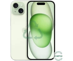 Apple Atnaujintas iPhone 15 Plus Žalias 128GB (būklė kaip naujas)
