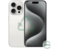 Apple Atnaujintas iPhone 15 Pro Baltas Titanium 128GB (būklė kaip naujas)