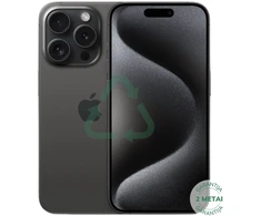 Apple Atnaujintas iPhone 15 Pro Max Juodas Titanium 256GB (būklė kaip naujas)