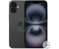 Apple Atnaujintas iPhone 16 Plus Juodas 128GB (būklė kaip naujas)
