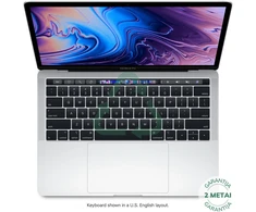 Apple Atnaujintas MacBook Pro 2019 Retina 13" 4xUSB-C - Core i5 2.4GHz / 8GB / 256GB SSD / Sidabrinis (būklė kaip naujas)