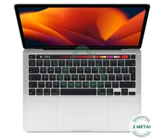 Apple Atnaujintas MacBook Pro 2022 Retina 13" 2xUSB-C - M2 / 8GB / 512GB SSD / Sidabrinis (būklė kaip naujas)