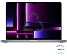 Apple Atnaujintas MacBook Pro 2023 Retina 16" - M2 Pro / 16GB / 512GB SSD / Space Gray (būklė kaip naujas)