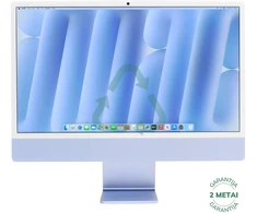 Apple Atnaujintas iMac 2023 Retina 4.5K 24" - M3 10C GPU / 8GB / 512 SSD / Mėlyna (būklė kaip naujas)