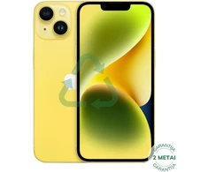 Apple Atnaujintas iPhone 14 Geltona 256GB (būklė kaip naujas)