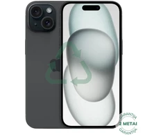 Apple Atnaujintas iPhone 15 Juodas 128GB (būklė kaip naujas)