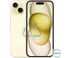 Apple Atnaujintas iPhone 15 Plus Geltona 128GB (būklė kaip naujas)