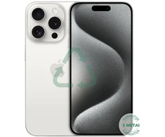 Apple Atnaujintas iPhone 15 Pro Max Baltas Titanium 256GB (būklė kaip naujas)