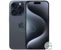 Apple Atnaujintas iPhone 15 Pro Max Mėlyna Titanium 256GB (būklė kaip naujas)