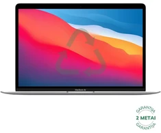 Apple Atnaujintas MacBook Air 2020 Retina 13" - M1 / 8GB / 256GB SSD / Sidabrinis (būklė kaip naujas)