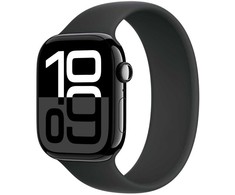 Atnaujintas Apple Watch Series 10 42mm GPS Aluminum / Jet Juodas (būklė kaip naujas)