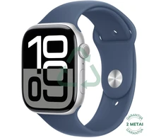 Atnaujintas Apple Watch Series 10 46mm GPS Aluminum / Sidabrinis (būklė kaip naujas)