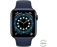 Atnaujintas Apple Watch Series 6 44mm Aliuminio GPS / Mėlyna (būklė kaip naujas)