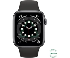Atnaujintas Apple Watch Series 6 44mm Aliuminio GPS+Cellular / Space Gray (būklė kaip naujas)