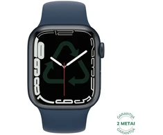 Atnaujintas Apple Watch Series 7 41mm Aliuminio GPS / Midnight (būklė kaip naujas)