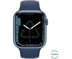 Atnaujintas Apple Watch Series 7 45mm Aliuminio GPS+Cellular / Mėlyna (būklė kaip naujas)