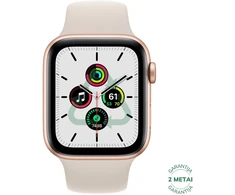 Atnaujintas Apple Watch Series SE 44mm Aliuminio GPS / Gold (būklė kaip naujas)