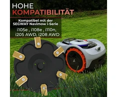3DHerb pjovimo diskas robotinei vejapjovei Segway Navimow i serijai, 6 peiliams, SG-SWNI100