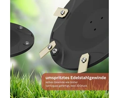 3DHerb pjovimo diskų rinkinys vejapjovės robotams 6 vnt., armuotas stiklo pluoštu, CBM01EG