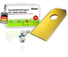 3DHerb titano peiliukai vejapjovės robotams ECOVACS Goat, 36 vnt., CBM01EG