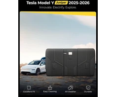 3W galinių sėdynių atlošų kilimėlis Tesla Model Y Juniper 2025–2026 TPE