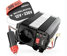 ABSINA įtampos keitiklis 12 V į 230 V, 300 W, modifikuota sinusoidė, 301500