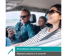 ACE vienkartinis alkotesteris su NF sertifikatu, 2 vnt., 0,5 promilės, ACE-13