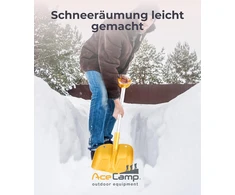 AceCamp sulankstomas aliumininis sniego kastuvas, 65,5 cm, 2592
