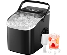 Acmeenjoy ledo gaminimo aparatas, 12 kg per parą, savaiminis valymas, 1,2 l talpos vandens bakas, HZB-12/Q