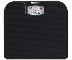 Adamson analoginės kūno svarstyklės A21 iki 136 kg su neslystančiu guminiu paviršiumi