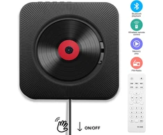 Adirigo nešiojamas CD grotuvas su Bluetooth, radiju, USB ir 3,5 mm jungtimi KC-808