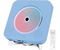 Adirigo nešiojamasis CD grotuvas su Bluetooth, FM radiju, USB ir AUX, Base 808