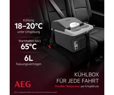 AEG automobilinė termoelektrinė šaldymo dėžė, 6 l, 12 V, šildymo funkcija, Board-Bar BK 6