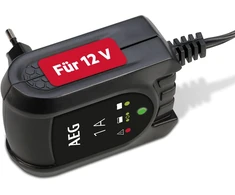 AEG automobilio akumuliatoriaus įkroviklis ir palaikymo įrenginys 12 V 1 A 97175