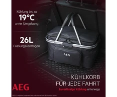AEG termo krepšys, 26 l, juodas, poliesteris, modelis 10714